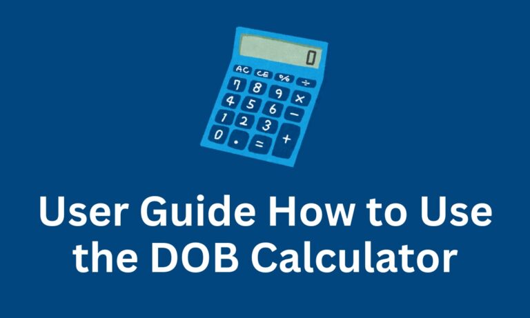 DOB Calculator