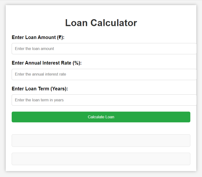 Loan Calculator