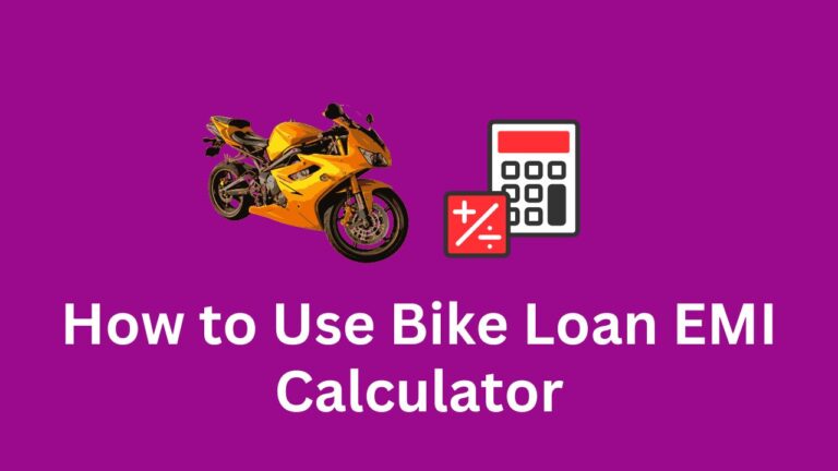 Bike Loan EMI Calculator