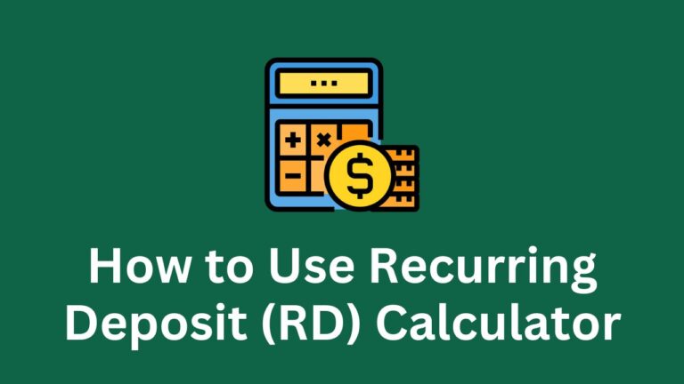 RD Calculator